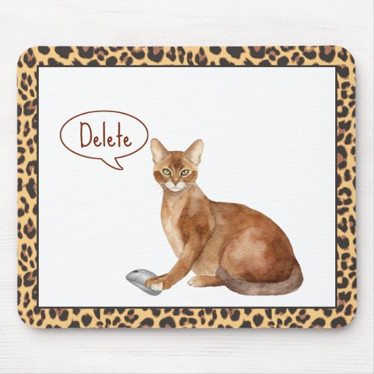 Brown Cat Mousepad (Vorne)