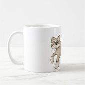 Brown Cat Walking Kaffeetasse (Links)