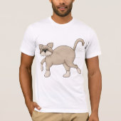 Brown Cat Walking T-Shirt (Vorderseite)