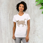 Brown Cat Walking T-Shirt