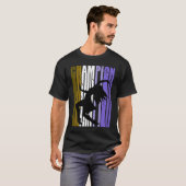 Brown Champion Of Dance Birthday Competition Compe T-Shirt (Vorne ganz)