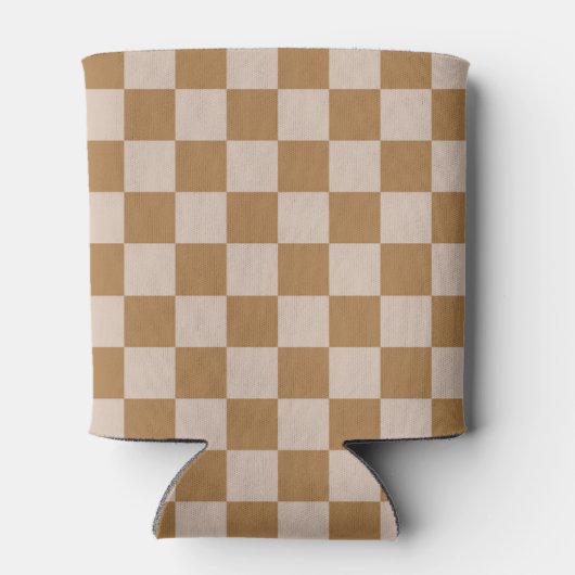 Brown Checkerboard Dosenkühler (Rückseite)