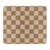 Brown Checkerboard Schneidebrett (Vorderseite)