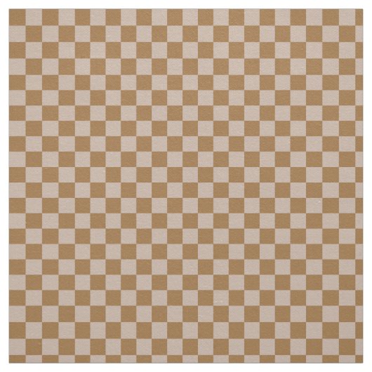 Brown Checkerboard Stoff (Muster)