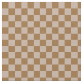 Brown Checkerboard Stoff (Nahaufnahme)