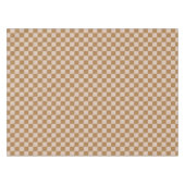 Brown Checkerboard Tischdecke (Vorderseite (Horizontal))