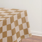 Brown Checkerboard Tischdecke (Beispiel)