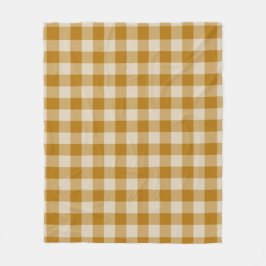 Brown Checkered Square Seamless Pattern  Fleecedecke