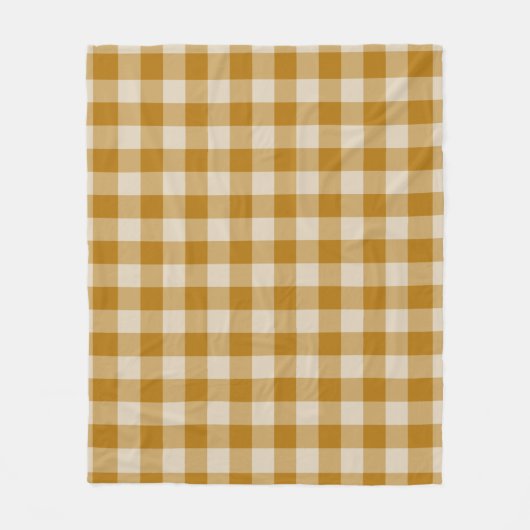 Brown Checkered Square Seamless Pattern  Fleecedecke (Vorderseite)