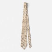 Brown Cheetah Leopard Skin Print Pattern Animal Krawatte (Vorderseite)