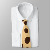 Brown Cheetah Print Krawatte (Gebunden)