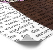 Brown Chihuahua und Tiara Poster (Ecke)