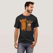 Brown Chihuahuas T-Shirt (Vorne ganz)