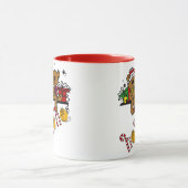 Brown Christmas Bears Tasse (Zentrum)