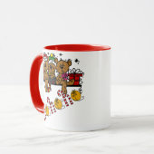 Brown Christmas Bears Tasse (Vorderseite Links)