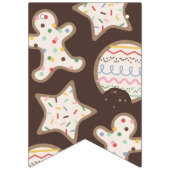 Brown Christmas Cookie Decoration Party Banner (Erste Fahne)
