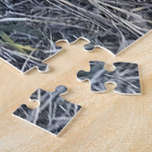 Brown Chukar Partridge fast versteckt Puzzle (Seite)