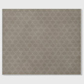 Brown Circle Polka Dot Punkt Pok Wrapping Paper Geschenkpapier (Flach)