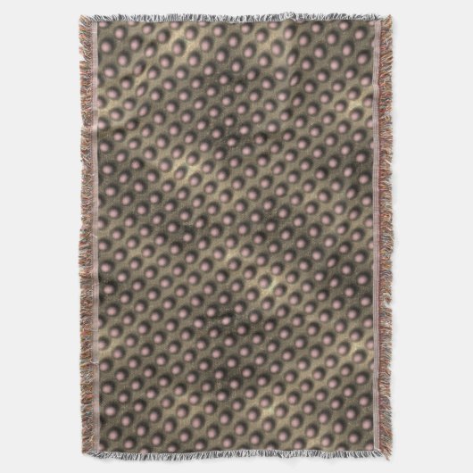 Brown circles or sphere, stonewashed style decke (Vorderseite Vertikal)