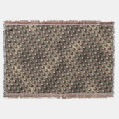 Brown circles or sphere, stonewashed style decke (Vorderseite)