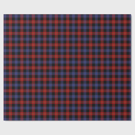 Brown Clan Tartan Geschenkpapier (Flach)