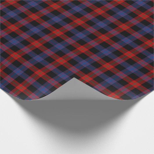 Brown Clan Tartan Geschenkpapier (Ecke)