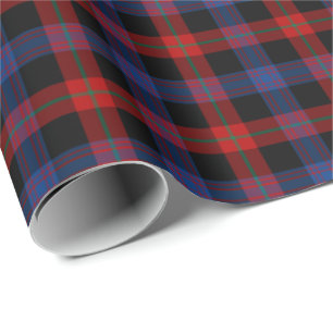 Brown Clan Tartan Geschenkpapier