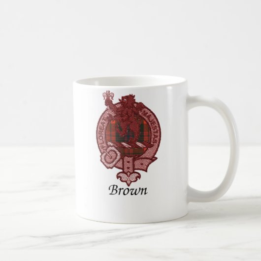 Brown-Clan-Wappen Kaffeetasse (Rechts)