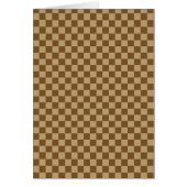 Brown Classic Checkerboard von Shirley Taylor (Vorne)