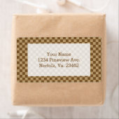 Brown Classic Checkerboard von Shirley Taylor (Insitu)