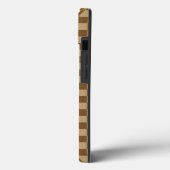 Brown Classic Checkerboard von Shirley Taylor Case-Mate iPhone Hülle (Rückseite / Links)