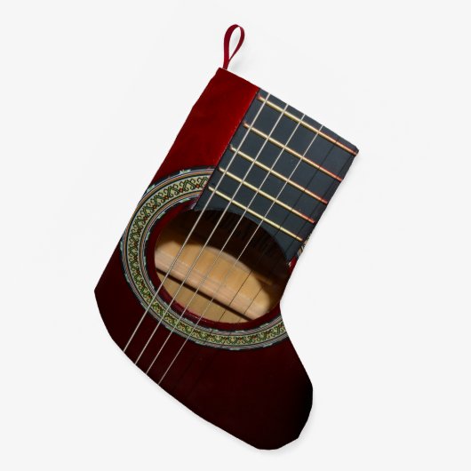 Brown Classical Guitar Barrel, Kleiner Weihnachtsstrumpf (Vorderansicht (hängend))