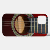 Brown Classical Guitar, Case-Mate iPhone Hülle (Rückseite (Horizontal))