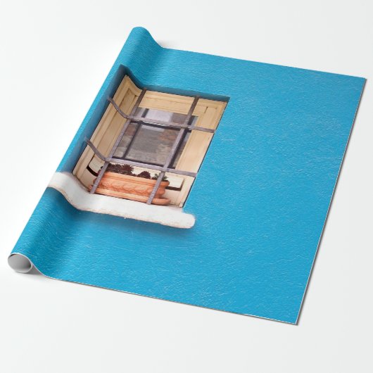 BROWN CLAY POT AUF FENSTER GESCHENKPAPIER (Ungerollt)