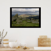 Brown Clee von Clee Hill. Poster von cARTerART (Küche)