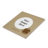 Brown Clover Ribbon Template von Kenneth Yoncich Fliese (Seite)