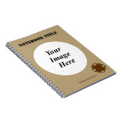 Brown Clover Ribbon Template von Kenneth Yoncich Notizblock (Rechte Seite)