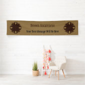 Brown Clover Ribbon von Kenneth Yoncich Banner (Insitu)