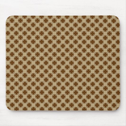 Brown Clover Ribbon von Kenneth Yoncich Mousepad (Vorne)