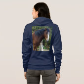 Brown Clydesdale Horse, Hoodie (Schwarz voll)