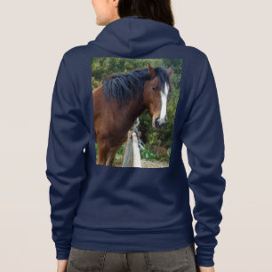 Brown Clydesdale Horse, Hoodie