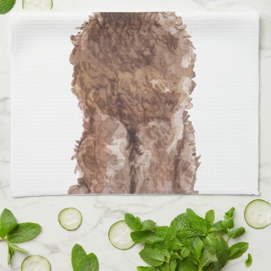 Brown Cockapoo Küchentücher (Gefaltet)