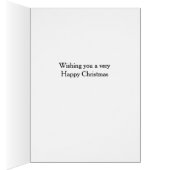 Brown cocker spaniel  'Cheese Tax' Christmas card (Innen (Rechts))