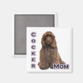Brown Cocker Spanisch Mama 4 - Magnet (Vorderseite/Rückseite)