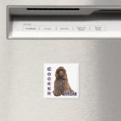 Brown Cocker Spanisch Mama 4 - Magnet (In Situ (Geschirrspüler))