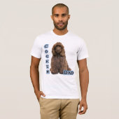 Brown Cocker Spanischer Vater 4 T-Shirt (Vorne ganz)