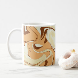 Brown Coffee Swirl Kaffeetasse