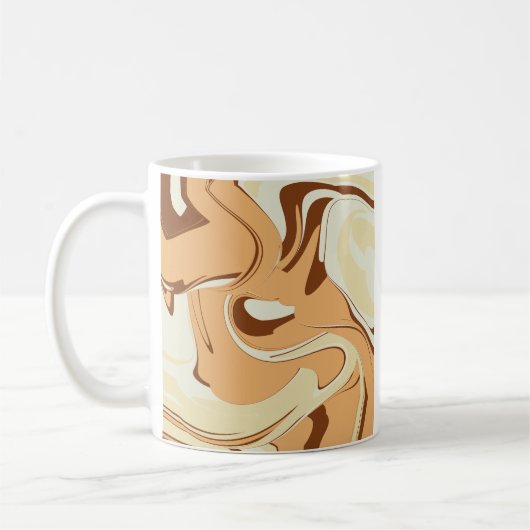 Brown Coffee Swirl Kaffeetasse (Links)