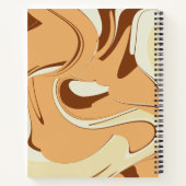 Brown Coffee Swirl Notizblock (Rückseite)