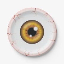 Brown Color Eyeball Halloween Bloodshot Eyeball